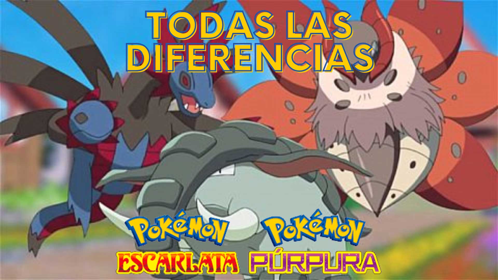 Diferencias y exclusivos de Pokémon Escarlata y Púrpura
